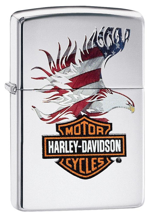Zippo Harley-Davidson American Flag Pocket Lighter Zippo