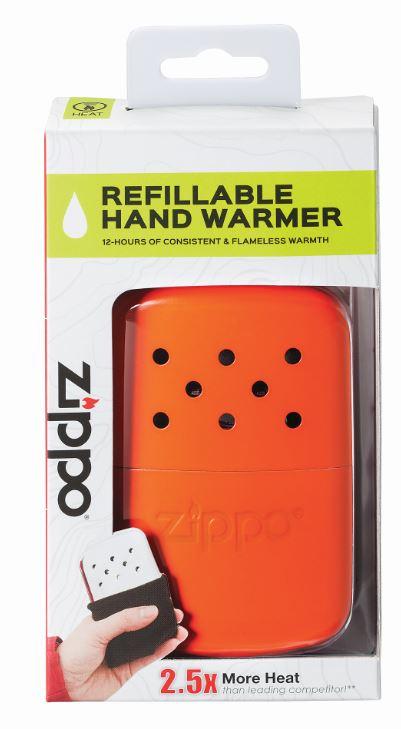 Zippo 12-Hour Blaze Orange Refillable Hand Warmer Zippo