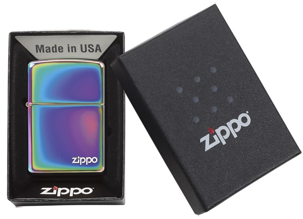 Zippo MutiColor Zippo Logo Pocket Lighter Zippo