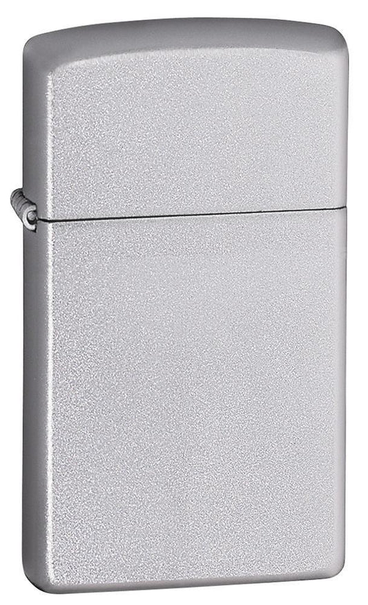 Zippo Slim Satin Chrome Pocket Lighter Zippo