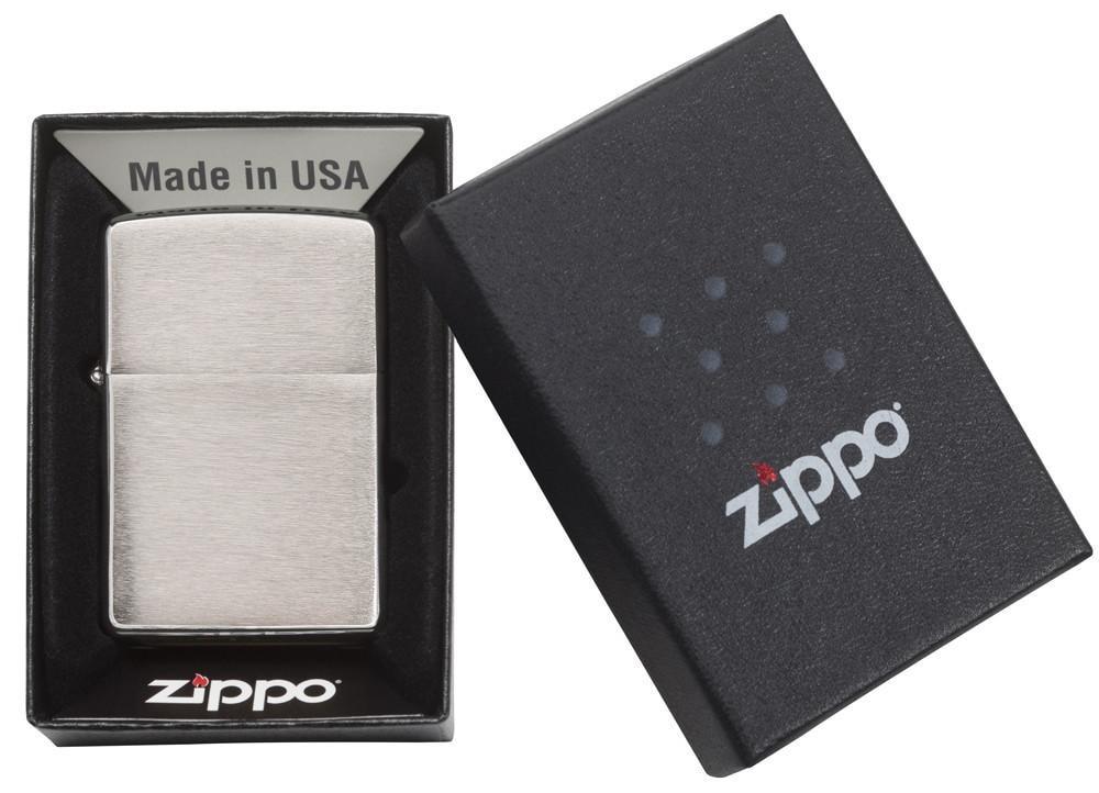 Zippo Classic Brushed Chrome Pocket Lighter Zippo