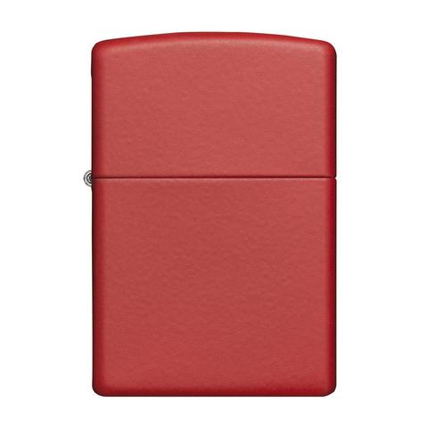 Zippo Classic Red Matte Pocket Lighter - Bhawar Store