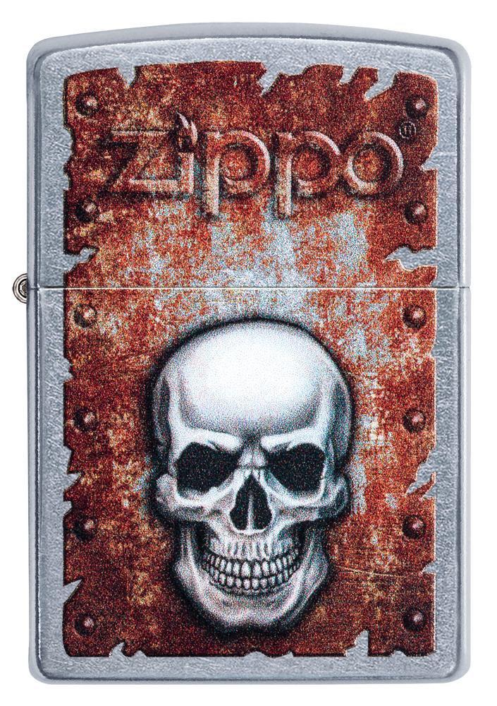 Zippo Filigree Flame and Wind Design Street Chrome Pocket Lighter Zippo