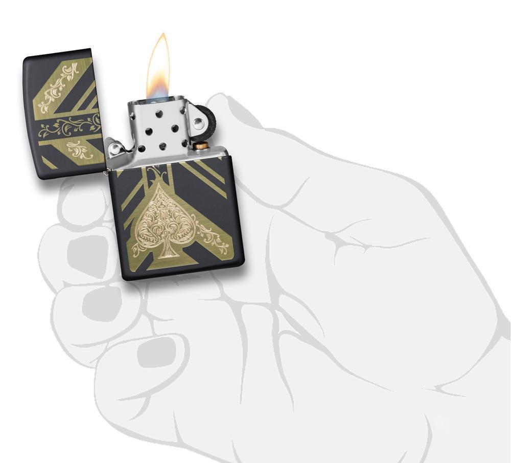 Zippo Ace of Spades Pocket Lighter Zippo