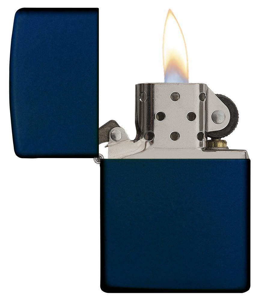 Zippo Classic Navy Matte Pocket Lighter Zippo