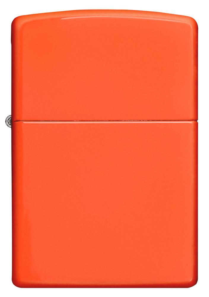 Zippo Neon Orange Pocket Lighter Zippo
