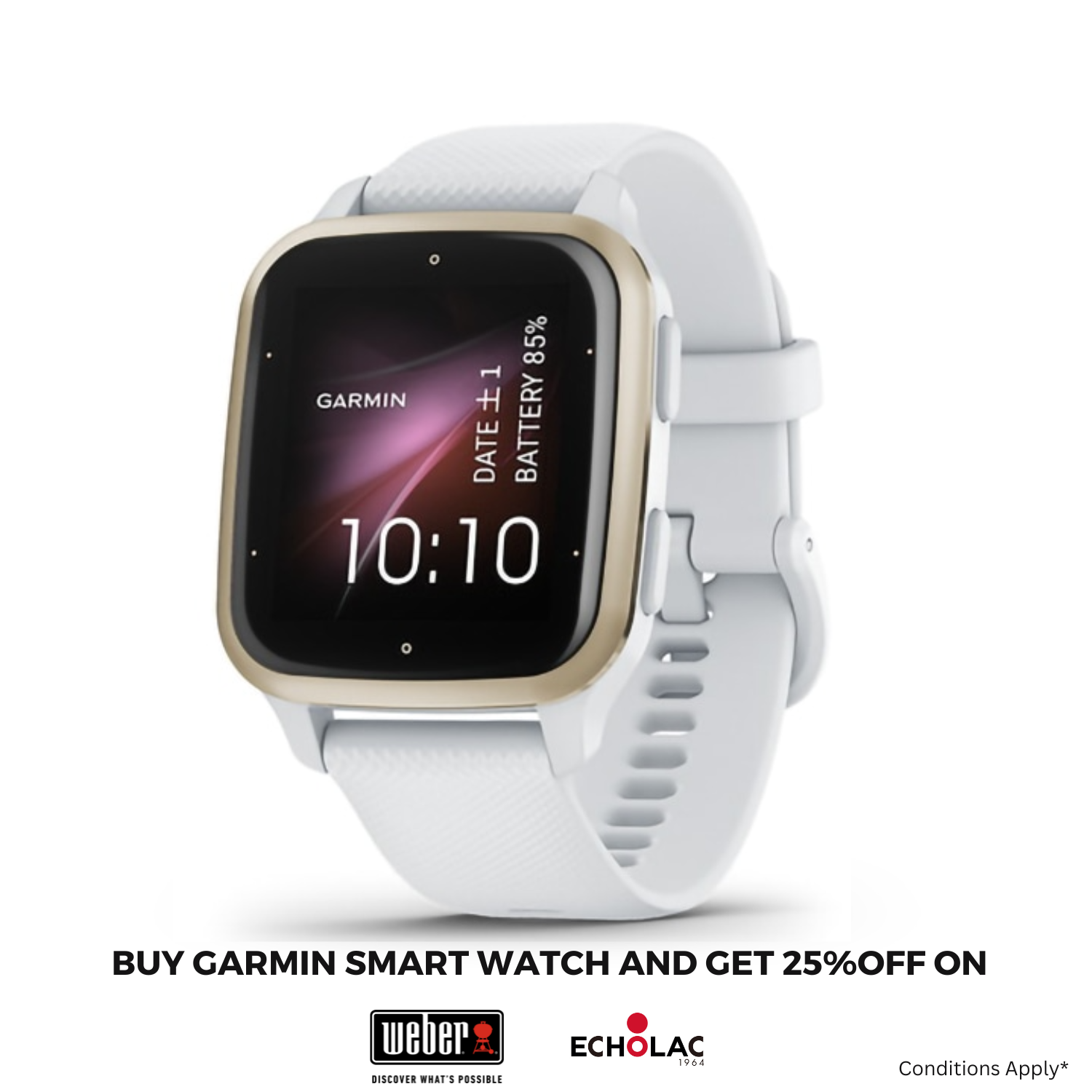 Garmin Venu Sq 2 Cream Gold GARMIN