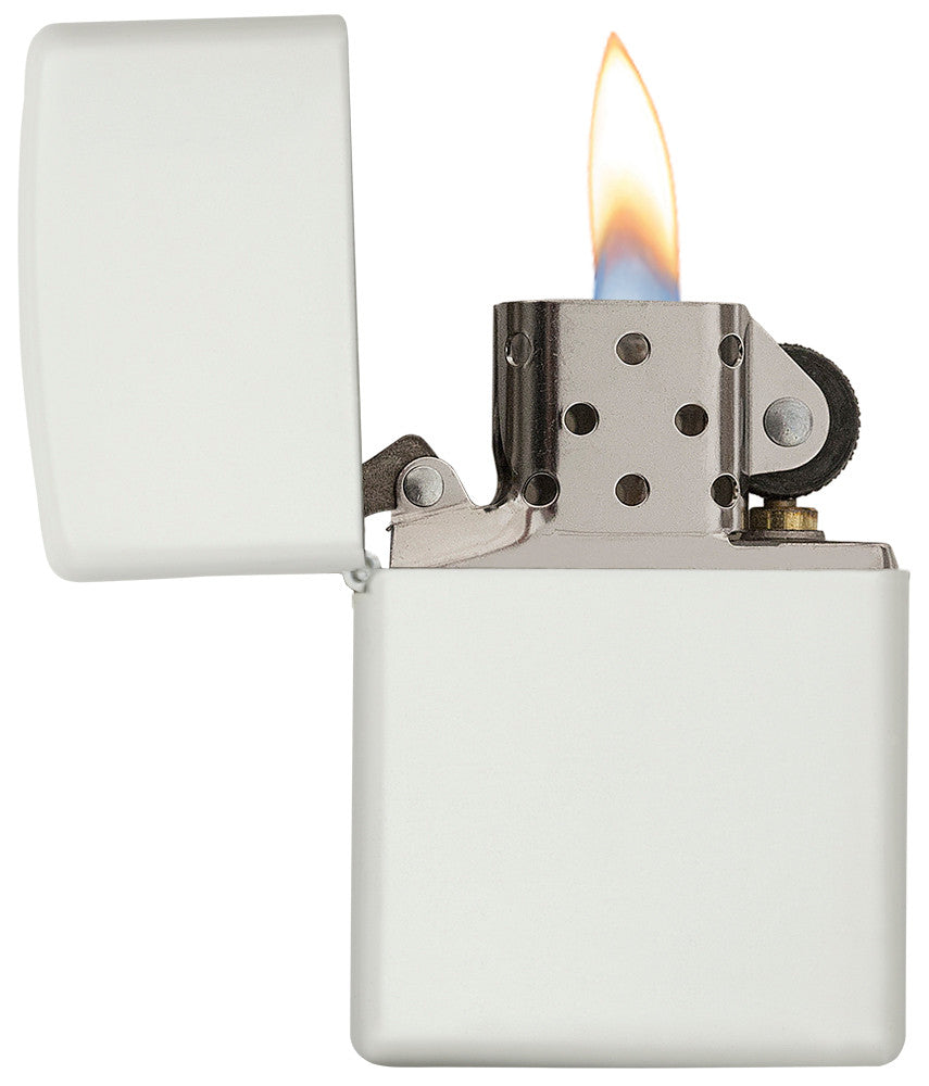 Zippo Classic White Matte Pocket Lighter Zippo