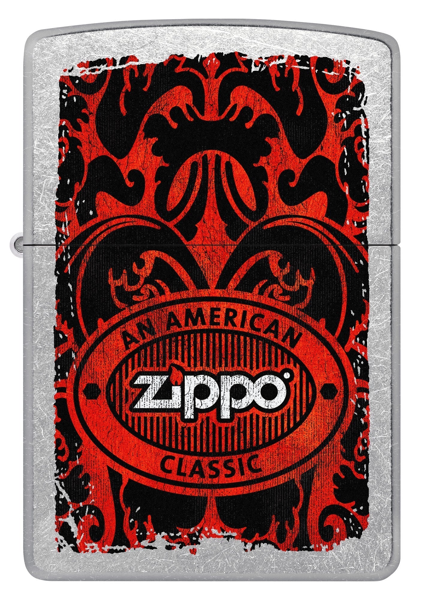Front view of Zippo American Classic Windproof Lighter.