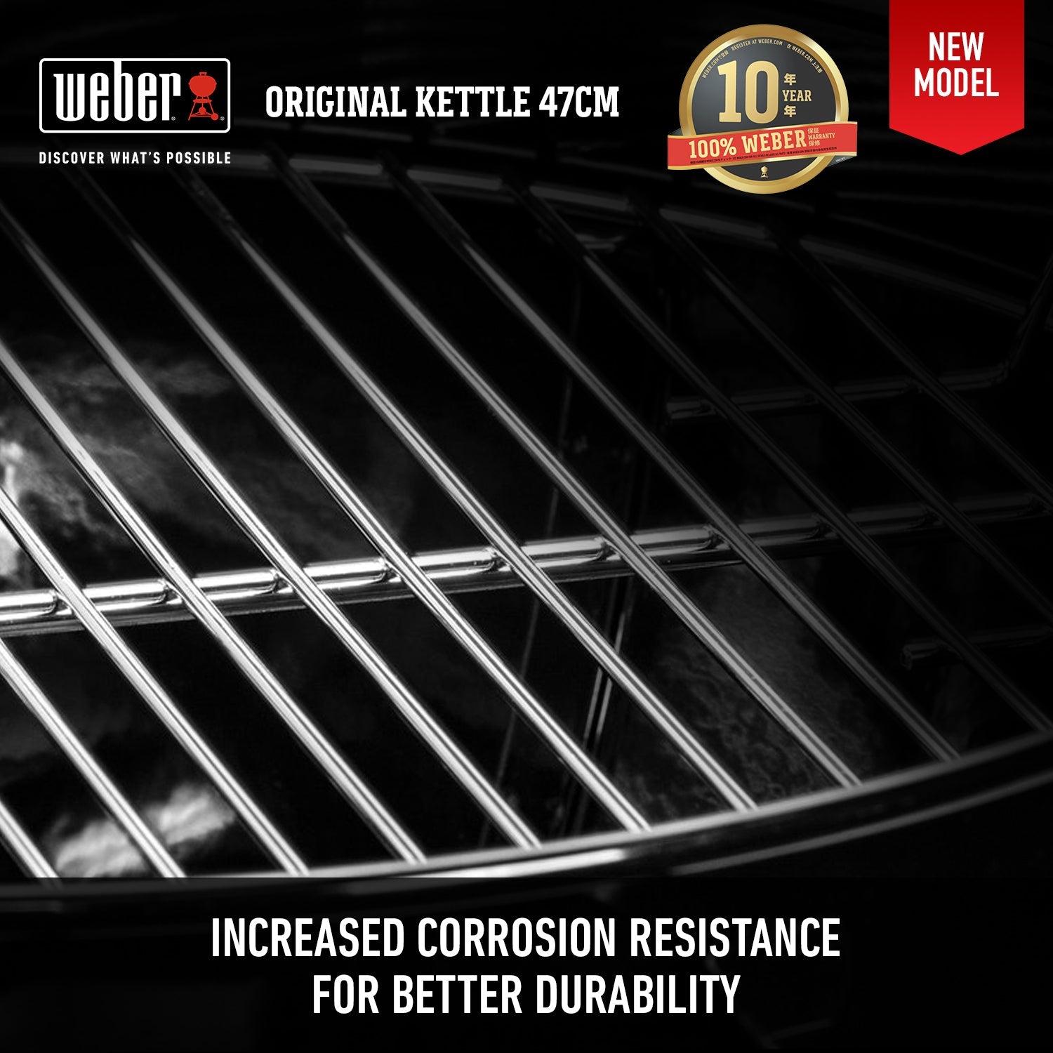 Weber Original Kettle w Thermometer 47cm (18.5